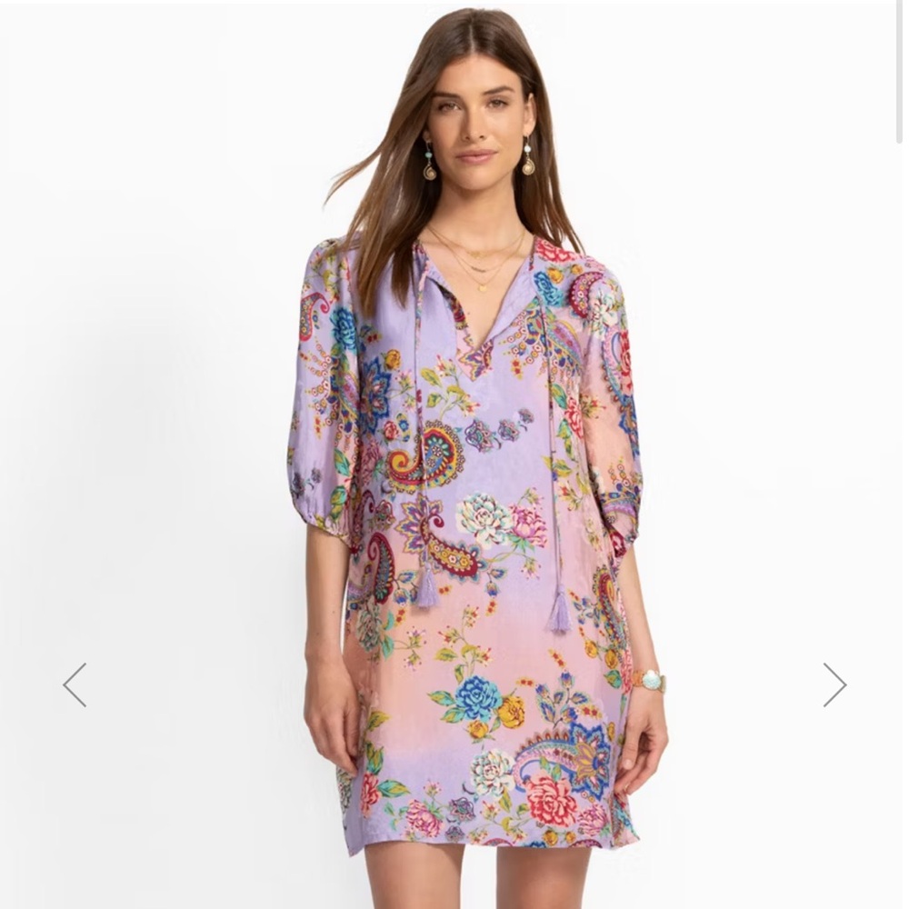 Johnny Was LAVINIA DRESS size L NWT